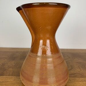 Baldelli Drip Coffee Carafe Made in Italy Brown MCM Mid-Century Modern Vtg Rare